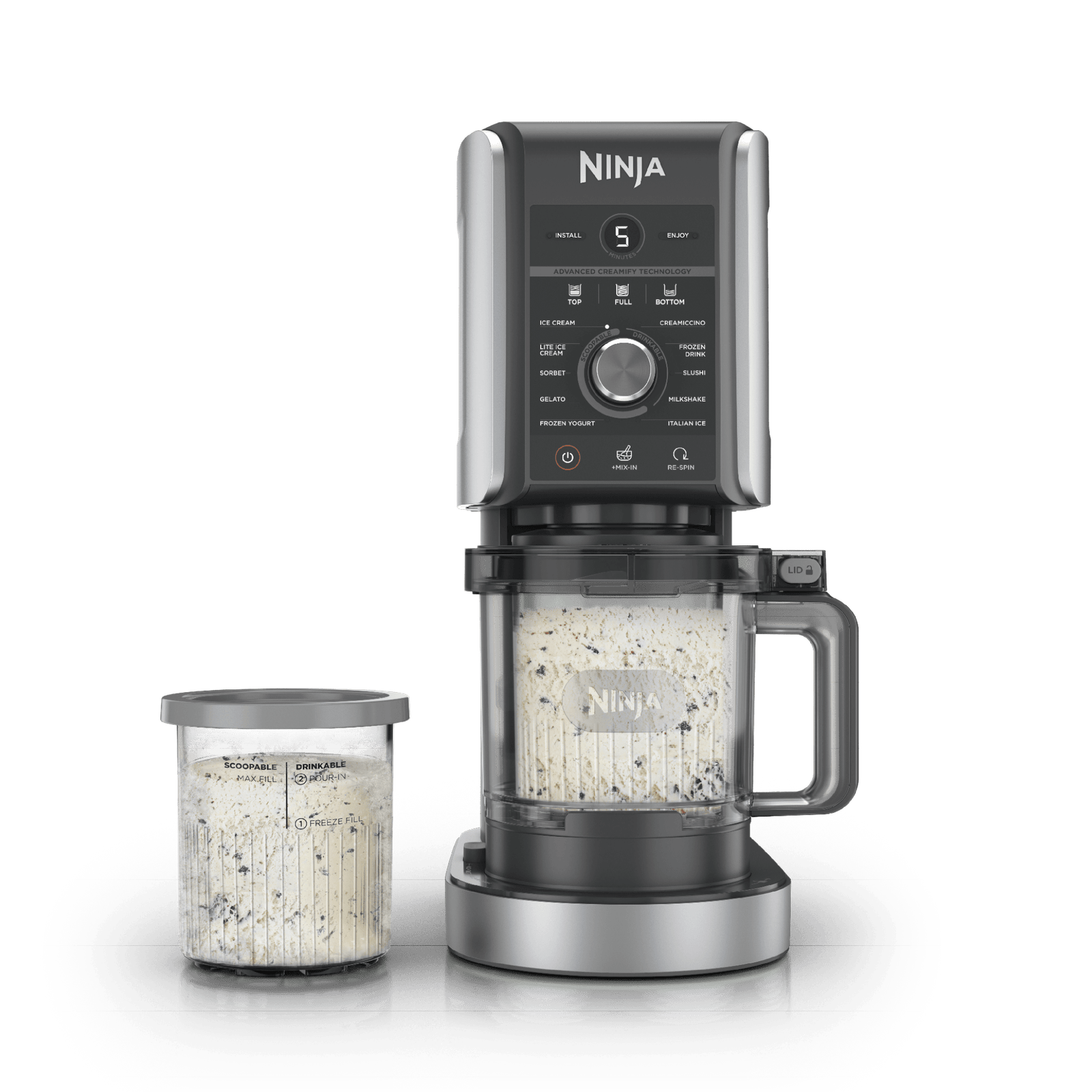 Ninja CREAMi® XL Deluxe Máquina de Helados 11-en-1